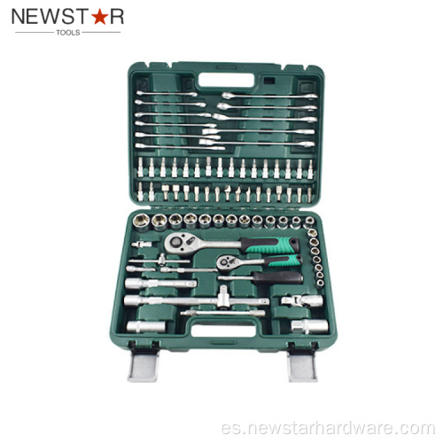 78pcs 1/4 "y 1/2" Caja de herramientas de llave de llave